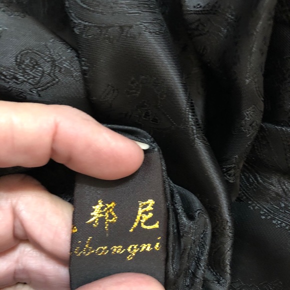 💚 Suede Leather Silk Dress Mei gui bangni - Picture 10 of 17